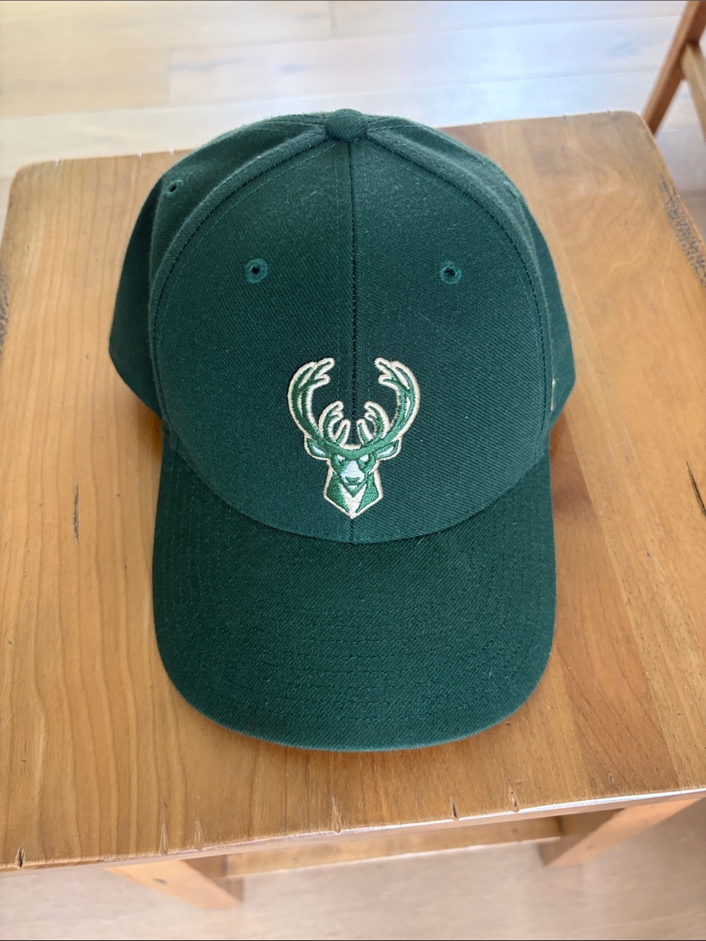 Milwaukee Bucks 47 Dark Green Embroidered Adjustable Baseball Cap